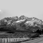 Sandia Mountains (View from Rio Grande Bosque, Sandia–Manzano Range, New Mexico) First Edition Sculpture Sculpted Peaks