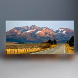 Sawtooth Mountains Sculpture (View from Highway 75, Sawtooth Range, Idaho)