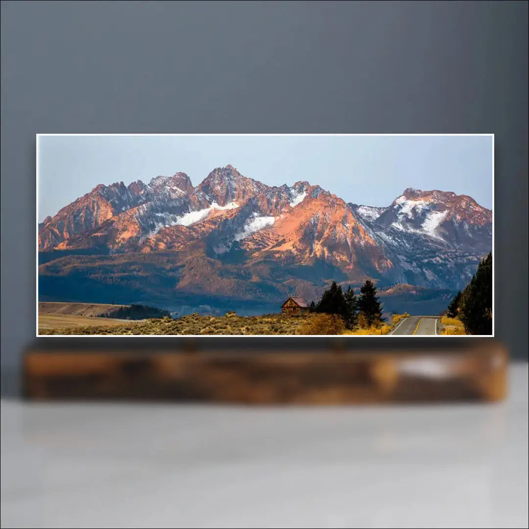 Sawtooth Mountains Sculpture (View from Highway 75, Sawtooth Range, Idaho) Sculpted Peaks