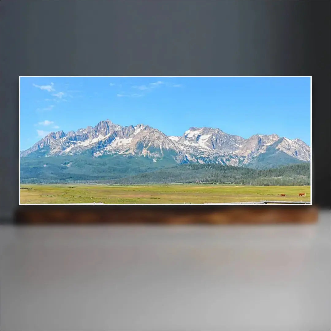 Sawtooth Mountains Sculpture (View from Stanley Lake, Sawtooth Range, Idaho) Sculpted Peaks