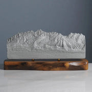 Sawtooth Mountains Sculpture (View from Highway 75, Sawtooth Range, Idaho) Sculpted Peaks