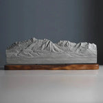 Sawtooth Mountains Sculpture (View from Stanley Lake, Sawtooth Range, Idaho) Sculpted Peaks