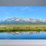 Sawtooth Mountains Sculpture (View from Stanley Lake, Sawtooth Range, Idaho) Sculpted Peaks