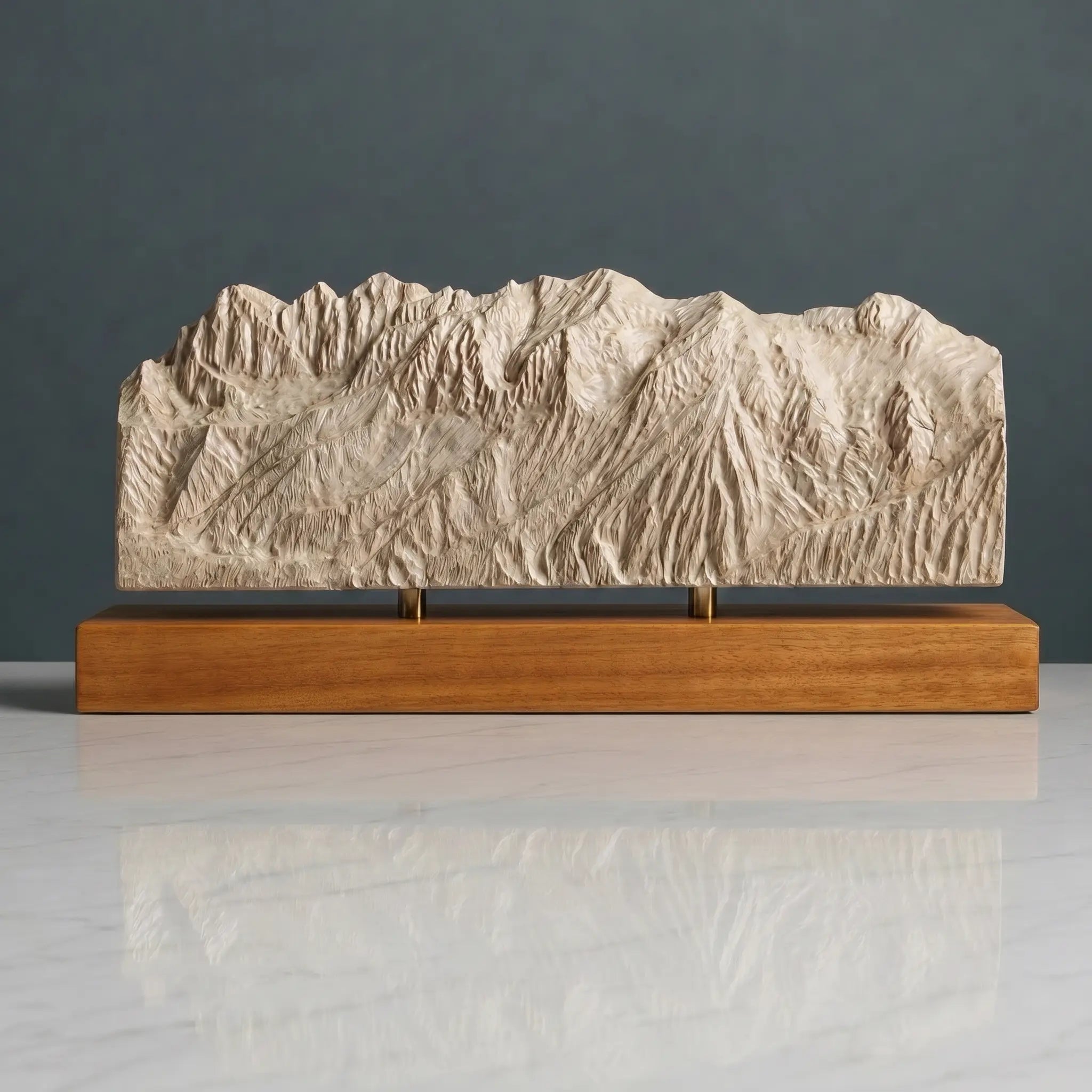 Schladming Planai Sculpture (View from Planai, Austria) Sculpted Peaks