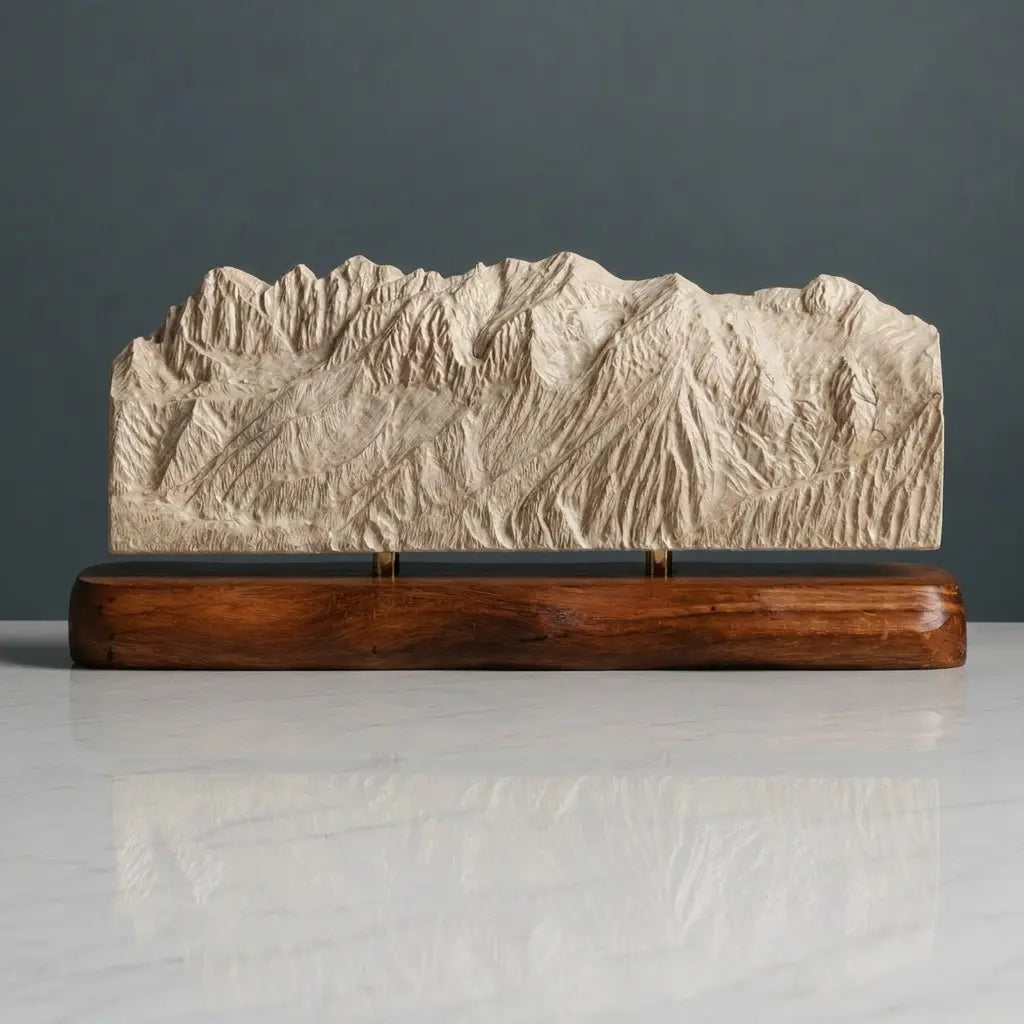 Schladming Planai Sculpture (View from Planai, Austria) Sculpted Peaks