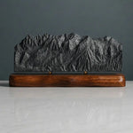 Schladming Planai Sculpture (View from Planai, Austria) Sculpted Peaks