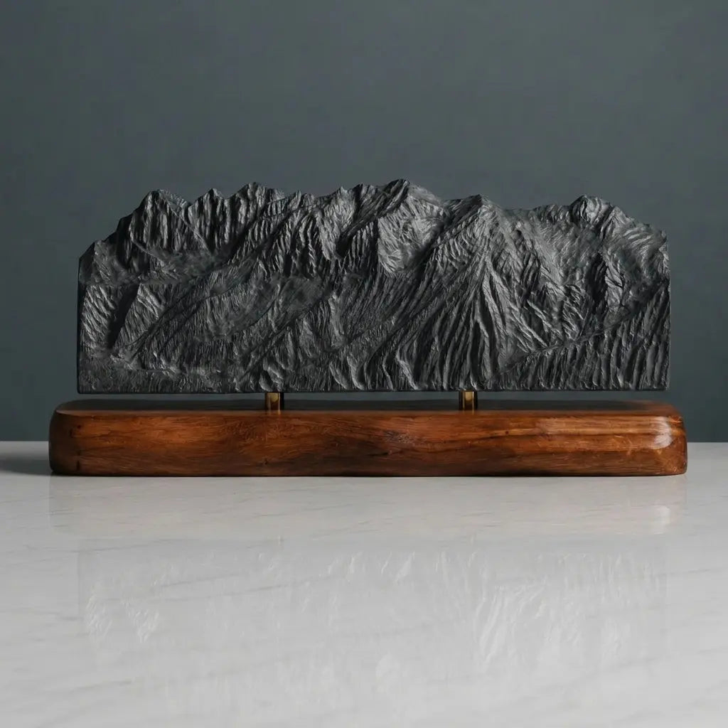Schladming Planai Sculpture (View from Planai, Austria) Sculpted Peaks