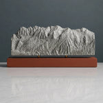 Schladming Planai Sculpture (View from Planai, Austria) Sculpted Peaks