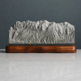 Schladming Planai Sculpture (View from Planai, Austria) Sculpted Peaks