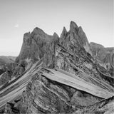 Seceda (Dolomites)- First Edition Page Sculpted Peaks
