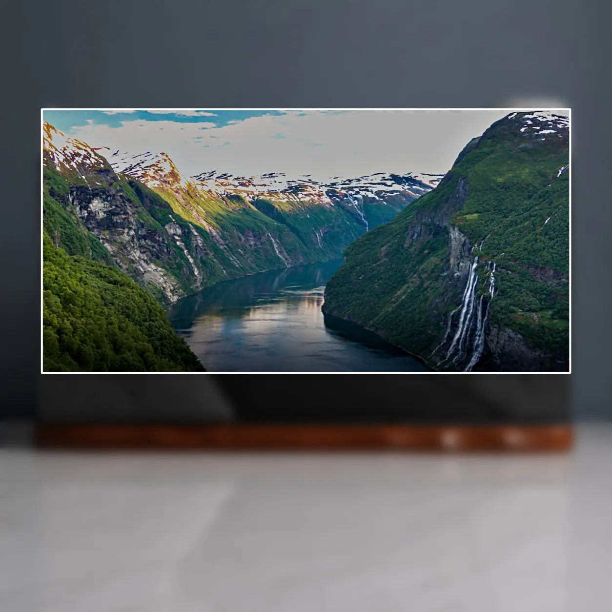 Seven Sisters Sculpture | Geirangerfjord, Norway | Sculpted Peaks