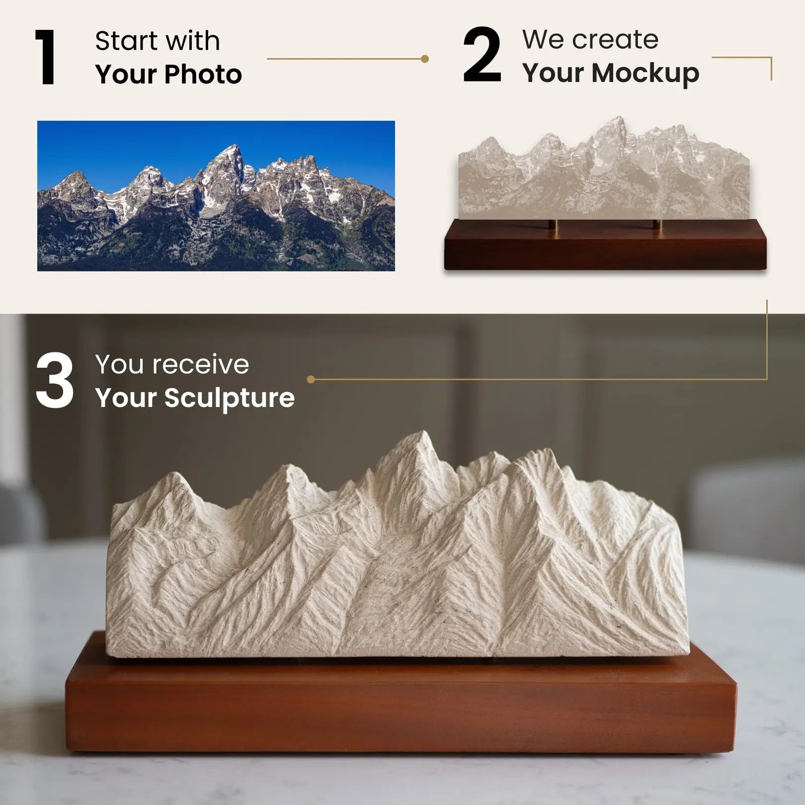 Commission a Sculpture Sculpted Peaks