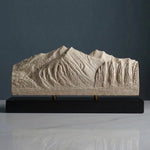 Stanton Mountain Sculpture (View from Lake McDonald, Glacier National Park) Sculpted Peaks