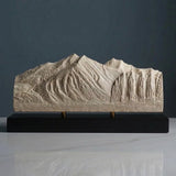 Stanton Mountain Sculpture (View from Lake McDonald, Glacier National Park) Sculpted Peaks