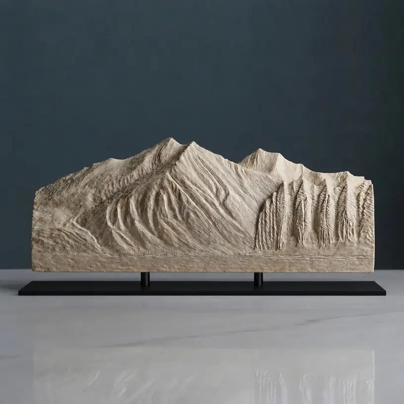 Stanton Mountain Sculpture (View from Lake McDonald, Glacier National Park) Sculpted Peaks