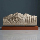 Stanton Mountain Sculpture (View from Lake McDonald, Glacier National Park) Sculpted Peaks