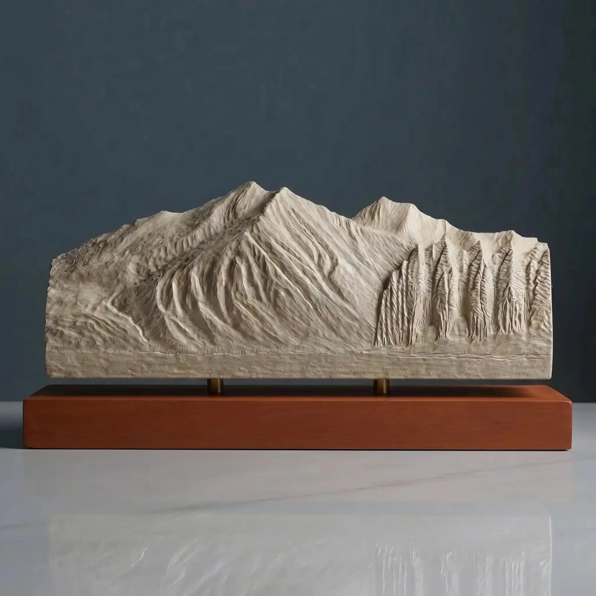 Stanton Mountain Sculpture (View from Lake McDonald, Glacier National Park) Sculpted Peaks