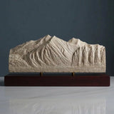 Stanton Mountain Sculpture (View from Lake McDonald, Glacier National Park) Sculpted Peaks