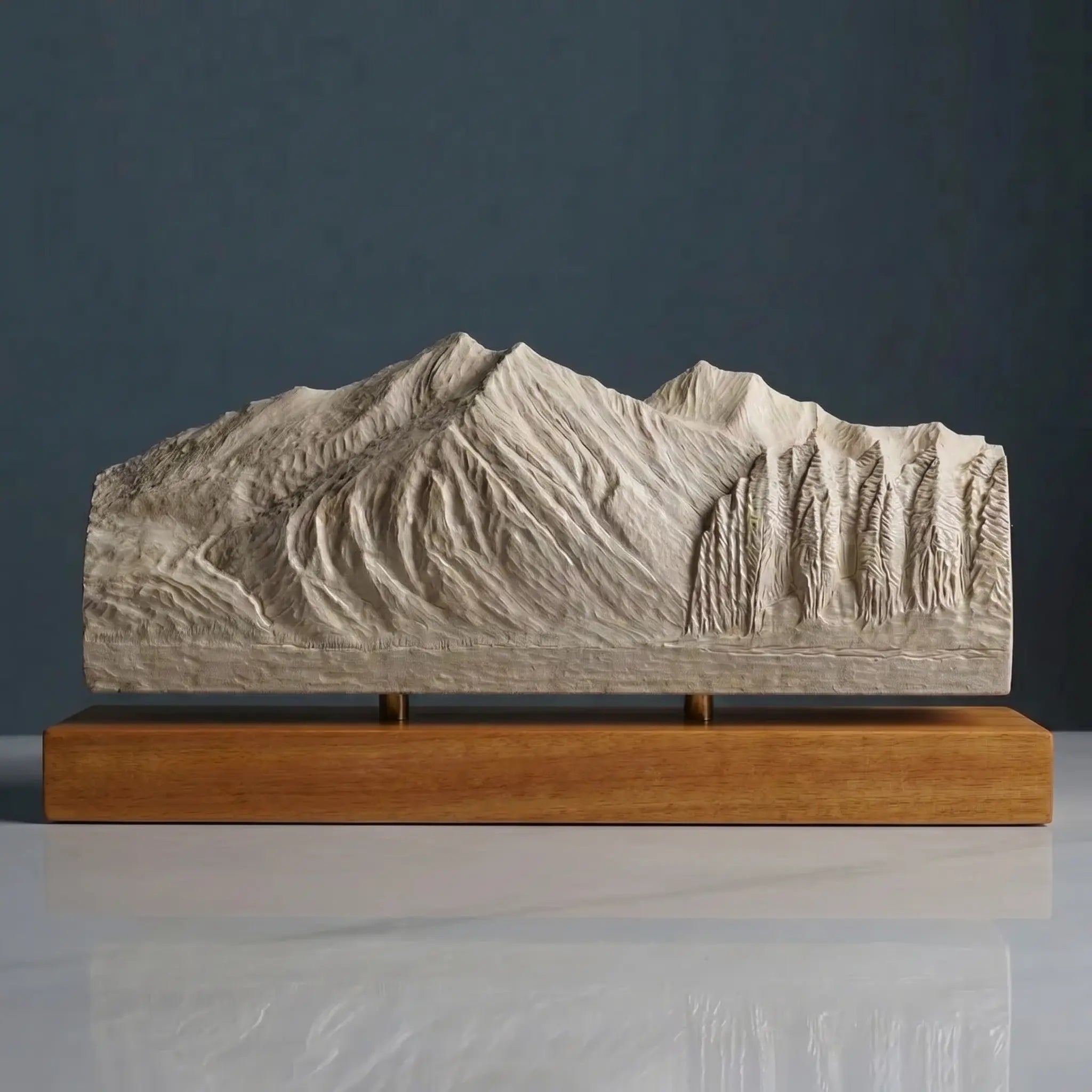 Stanton Mountain Sculpture (View from Lake McDonald, Glacier National Park) Sculpted Peaks