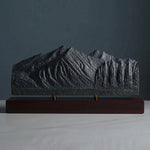 Stanton Mountain Sculpture (View from Lake McDonald, Glacier National Park) Sculpted Peaks