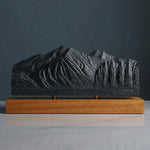 Stanton Mountain Sculpture (View from Lake McDonald, Glacier National Park) Sculpted Peaks