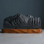 Stanton Mountain Sculpture (View from Lake McDonald, Glacier National Park) Sculpted Peaks