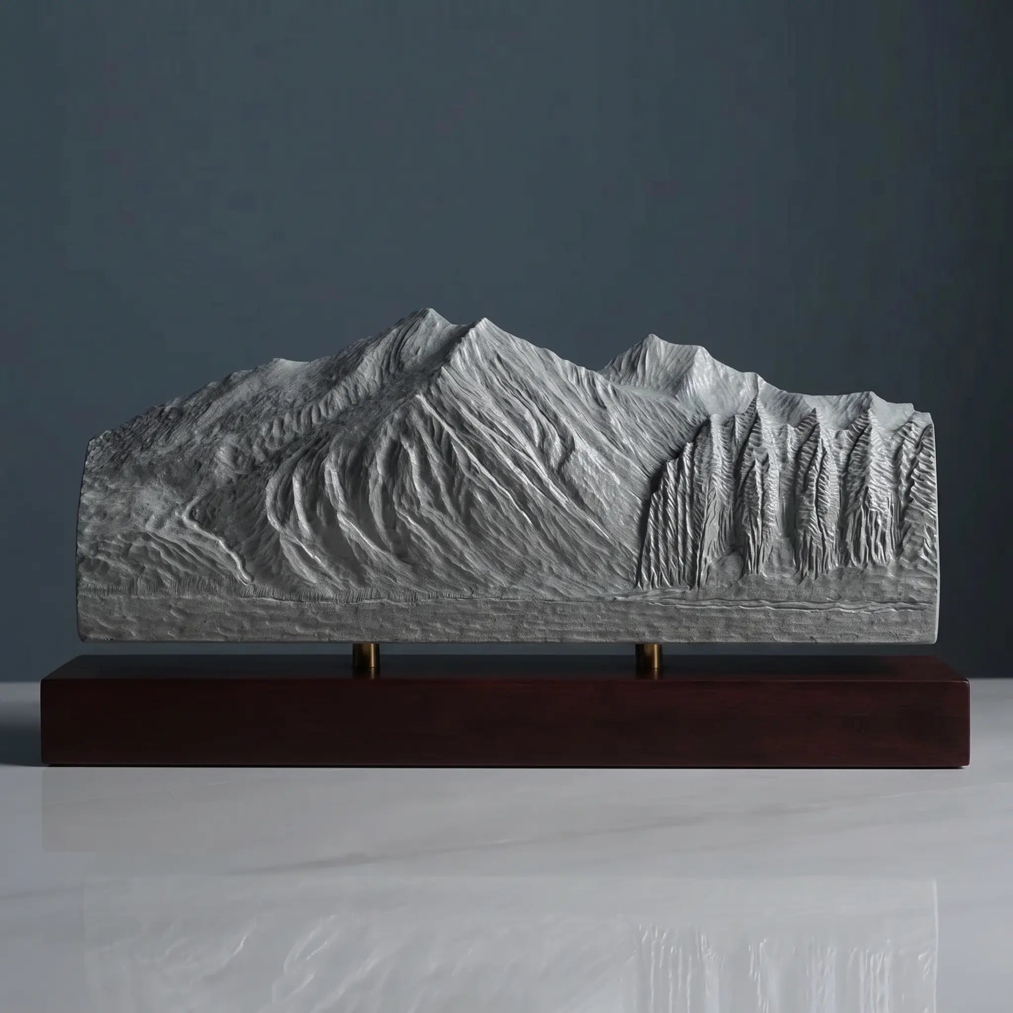 Stanton Mountain Sculpture (View from Lake McDonald, Glacier National Park) Sculpted Peaks