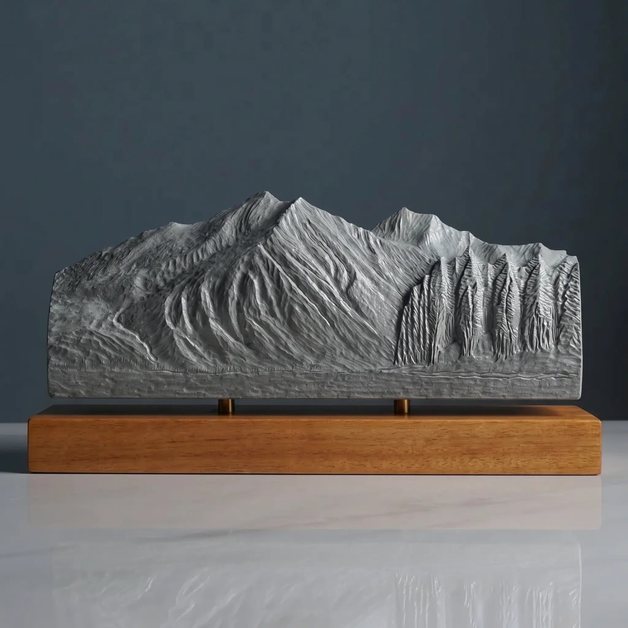 Stanton Mountain Sculpture (View from Lake McDonald, Glacier National Park) Sculpted Peaks
