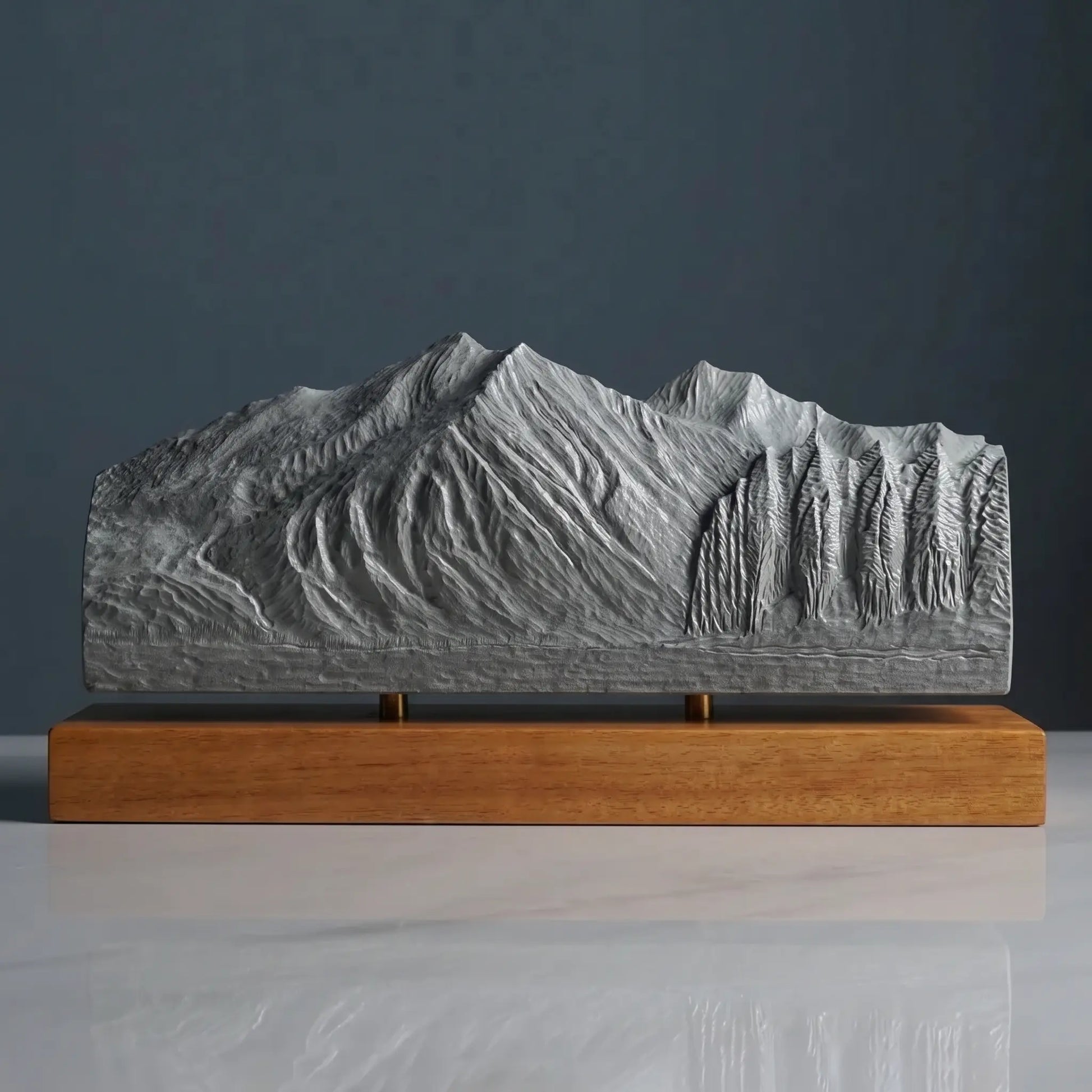 Stanton Mountain Sculpture (View from Lake McDonald, Glacier National Park) Sculpted Peaks