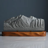 Stanton Mountain Sculpture (View from Lake McDonald, Glacier National Park) Sculpted Peaks