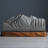 Stanton Mountain Sculpture (View from Lake McDonald, Glacier National Park)