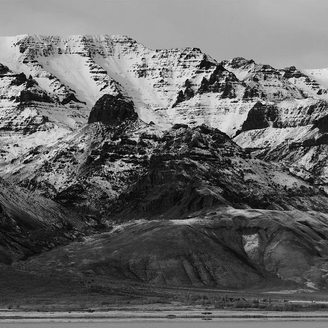 Wallowa Mountains (View from Wallowa Valley, Blue Mountains, Oregon) First Edition Sculpture Sculpted Peaks