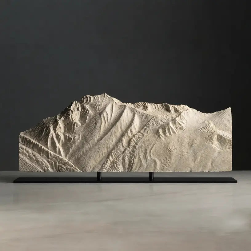 Mount Superior Sculpture (Seen from Snowbird & Alta Ski Resorts, Utah) Sculpted Peaks