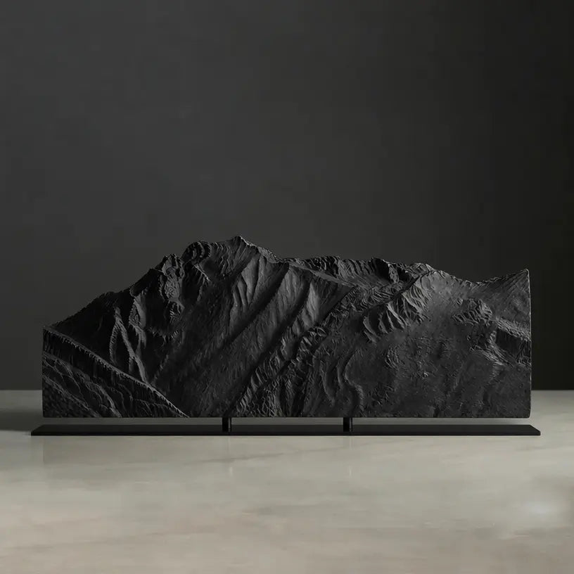 Mount Superior Sculpture (Seen from Snowbird & Alta Ski Resorts, Utah) Sculpted Peaks