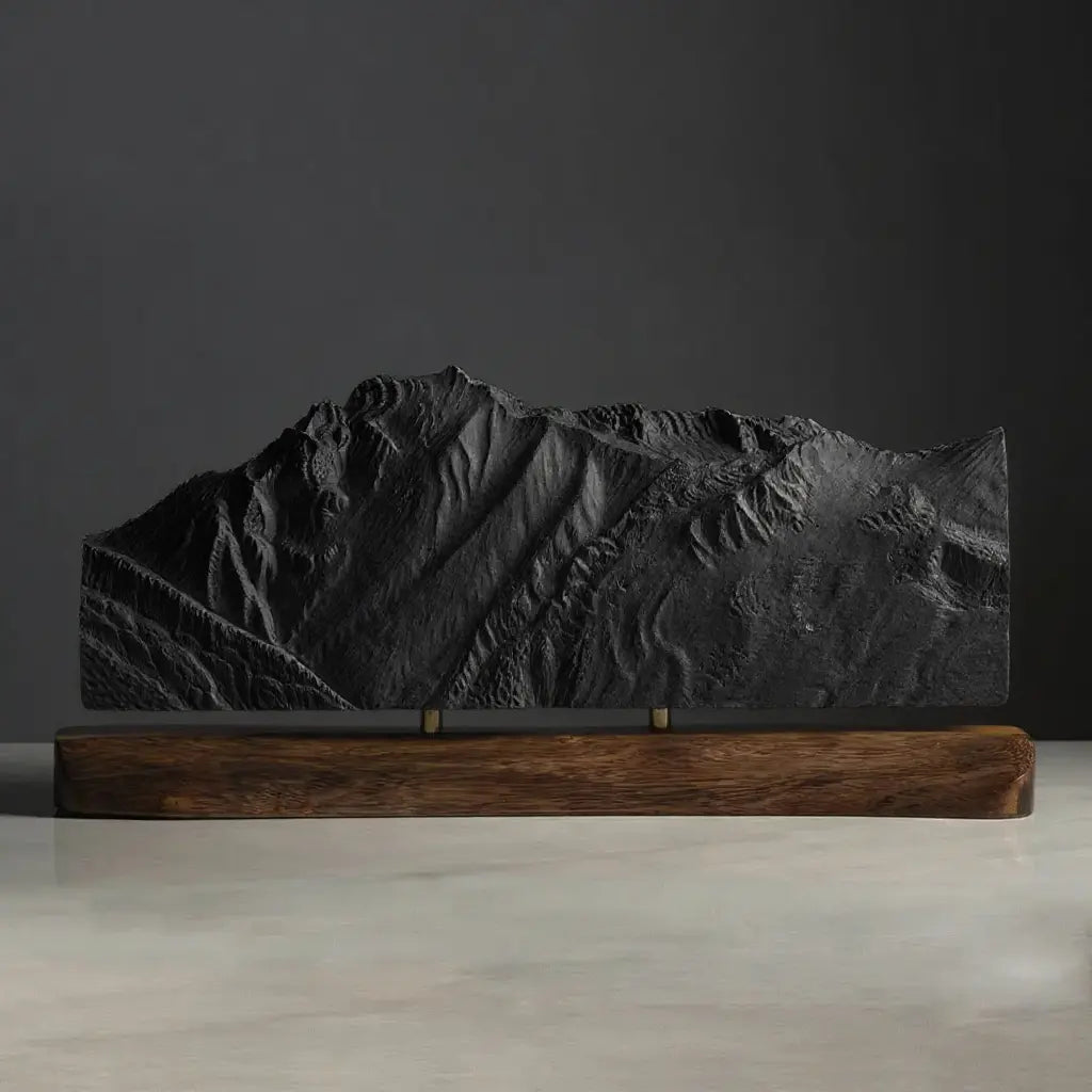 Mount Superior Sculpture (Seen from Snowbird & Alta Ski Resorts, Utah) Sculpted Peaks