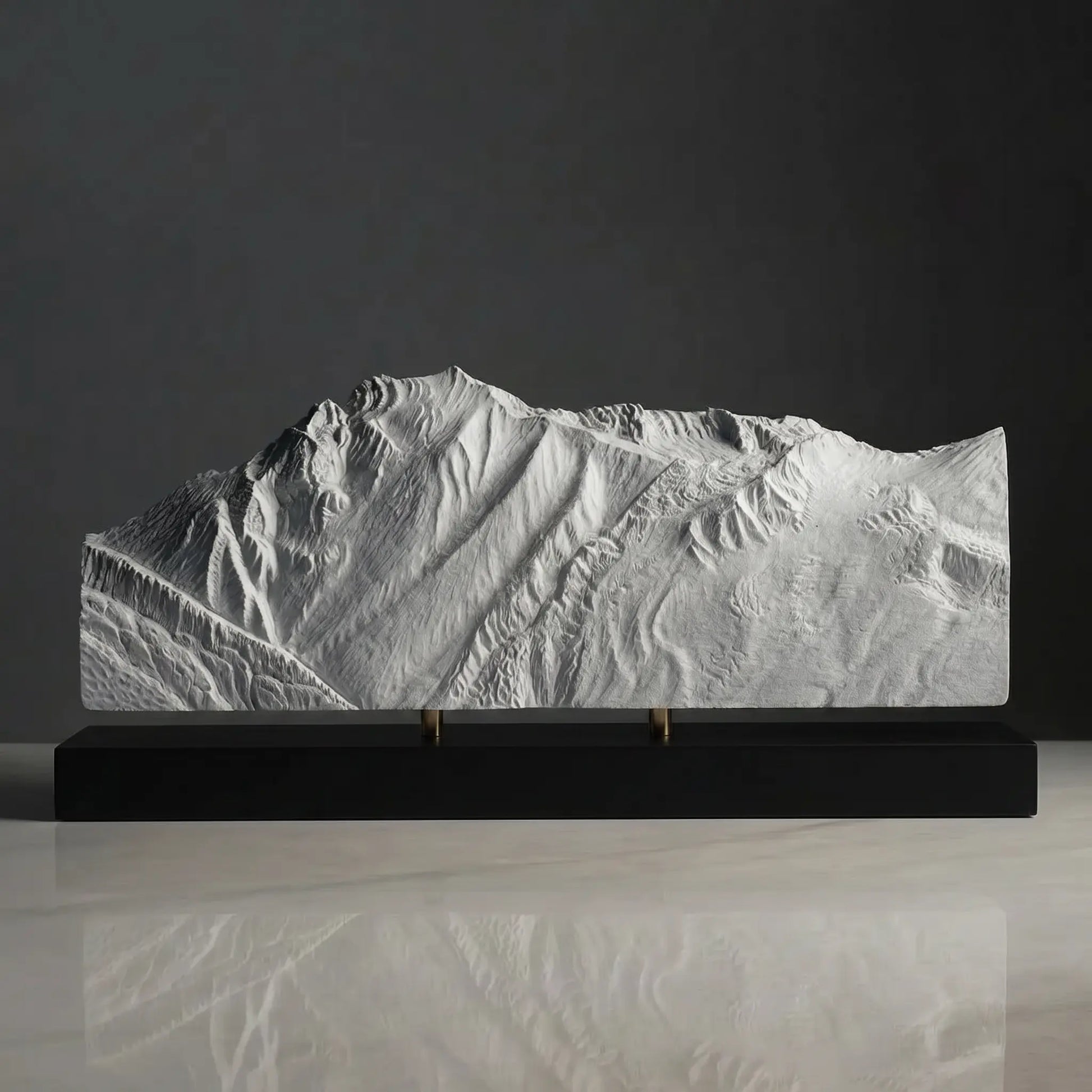 Mount Superior Sculpture (Seen from Snowbird & Alta Ski Resorts, Utah) Sculpted Peaks
