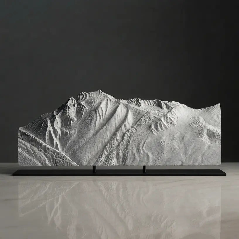 Mount Superior Sculpture (Seen from Snowbird & Alta Ski Resorts, Utah) Sculpted Peaks