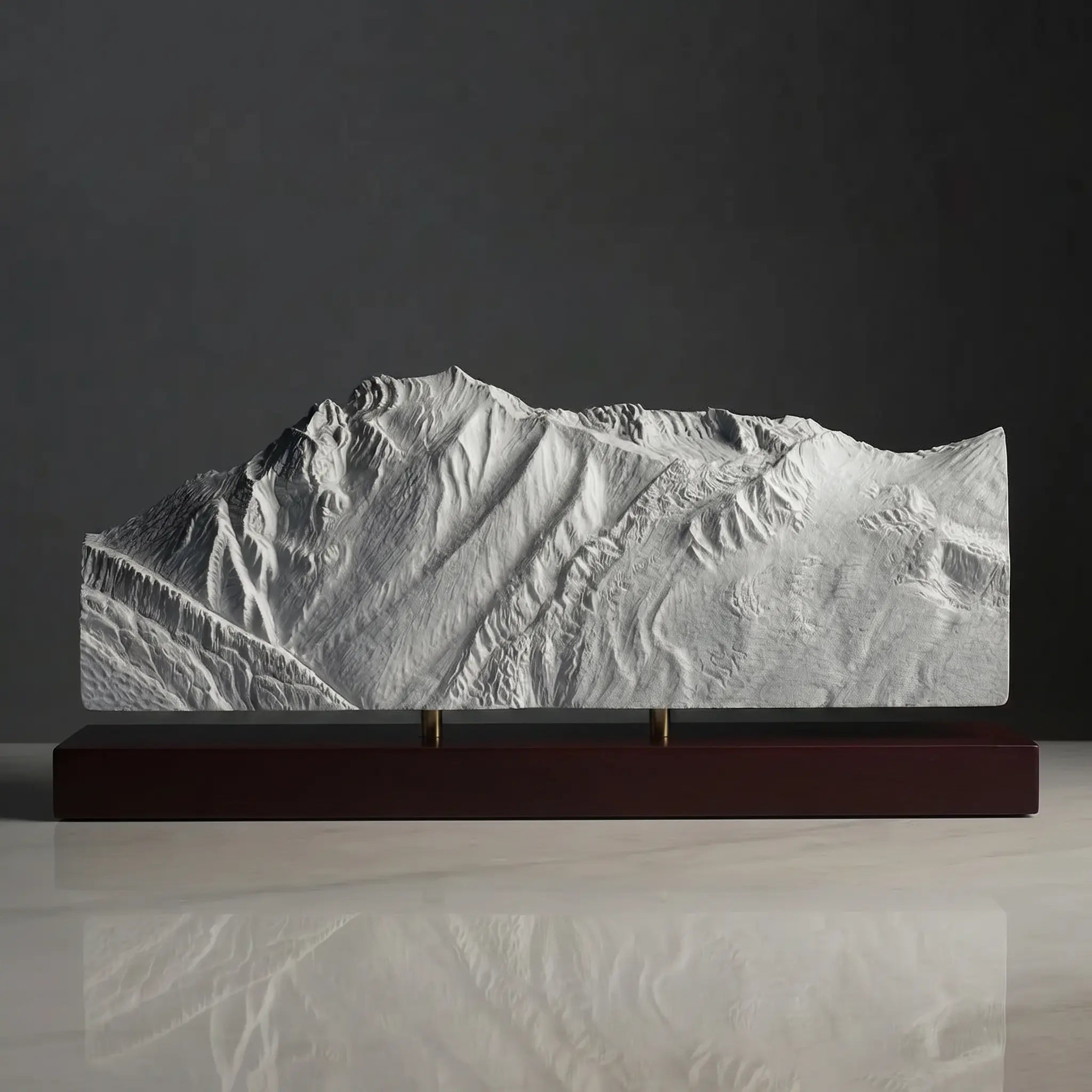 Mount Superior Sculpture (Seen from Snowbird & Alta Ski Resorts, Utah) Sculpted Peaks