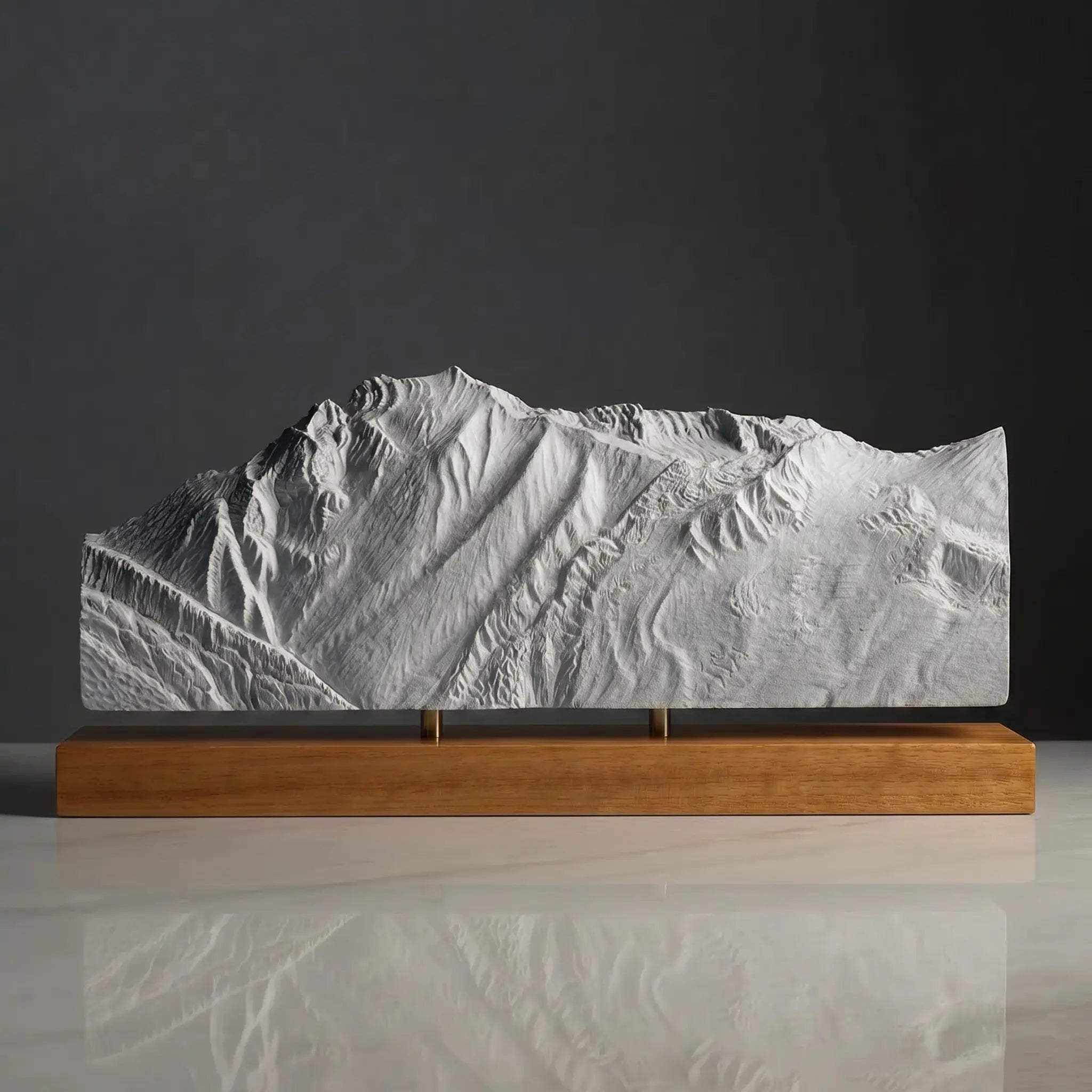 Mount Superior Sculpture (Seen from Snowbird & Alta Ski Resorts, Utah) Sculpted Peaks