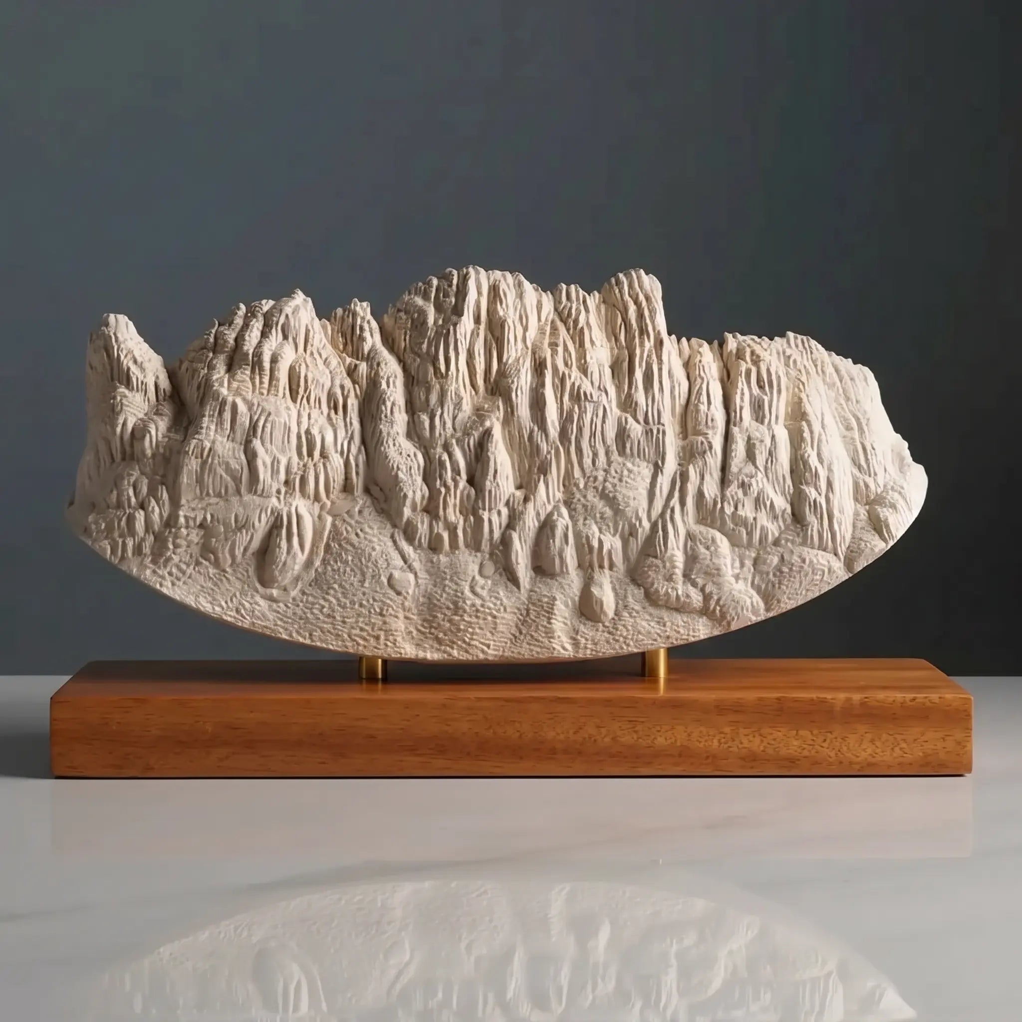 Superstition Mountains Sculpture (Praying Hands Formation, Arizona) Sculpted Peaks