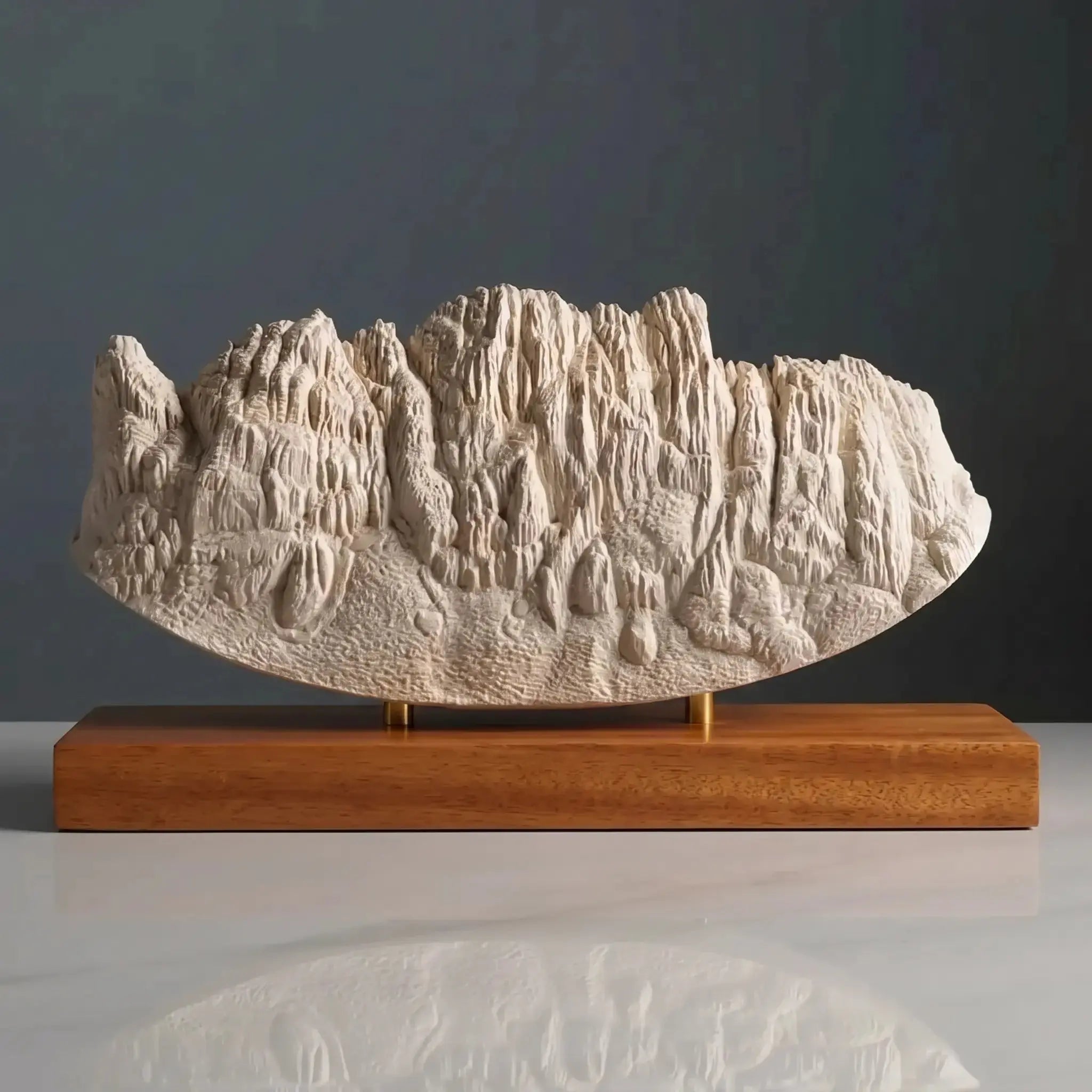 Superstition Mountains Sculpture (Praying Hands Formation, Arizona) Sculpted Peaks