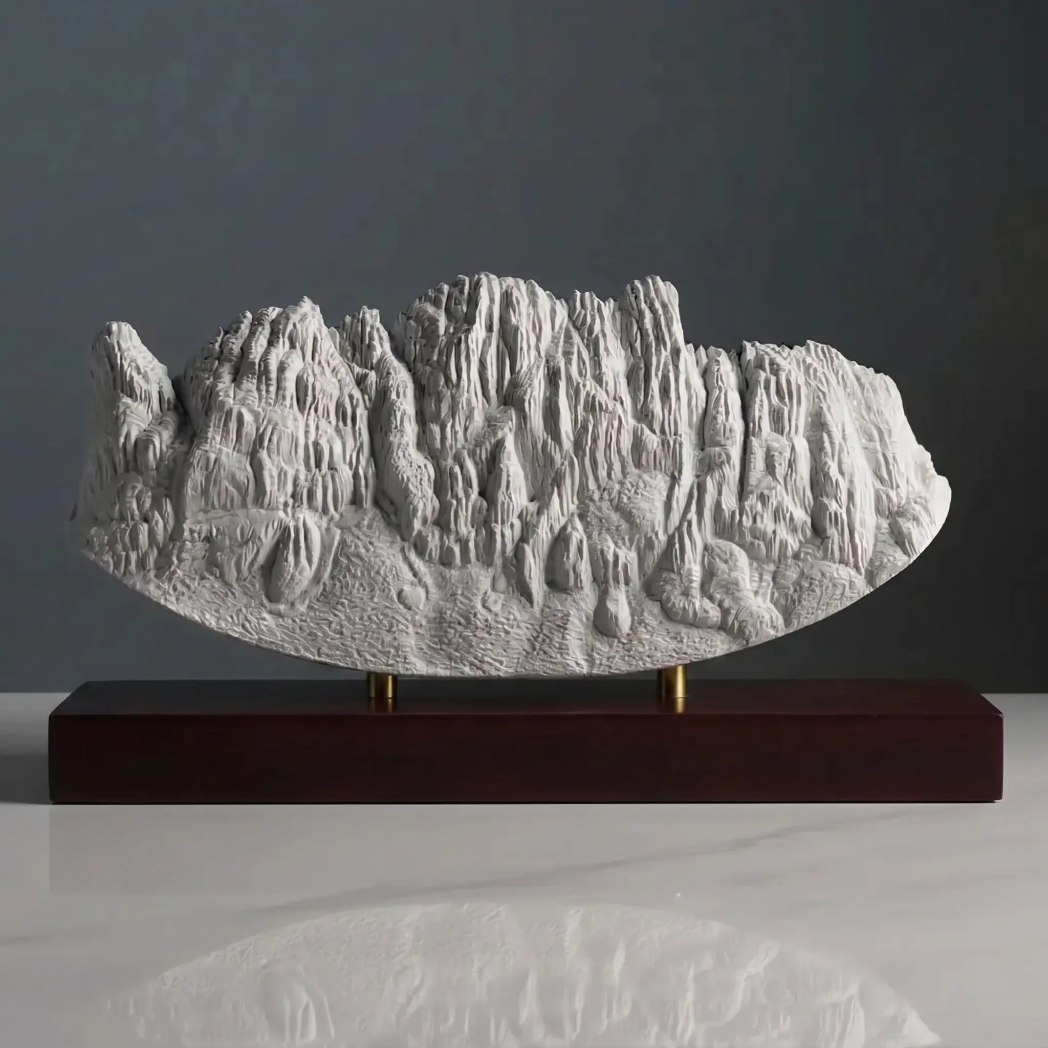 Superstition Mountains Sculpture (Praying Hands Formation, Arizona) Sculpted Peaks