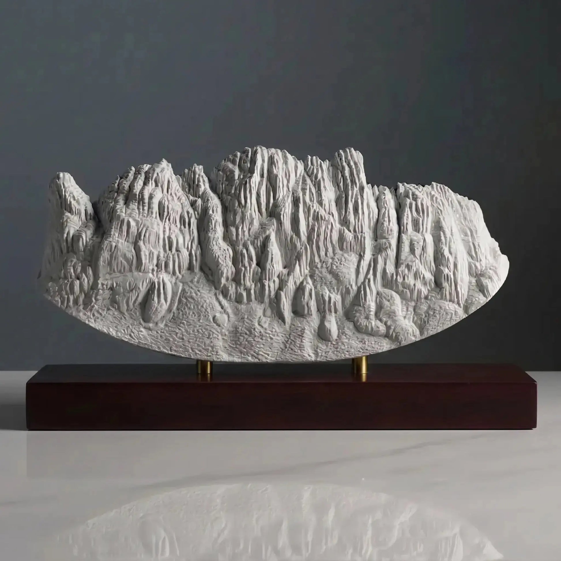 Superstition Mountains Sculpture (Praying Hands Formation, Arizona) Sculpted Peaks