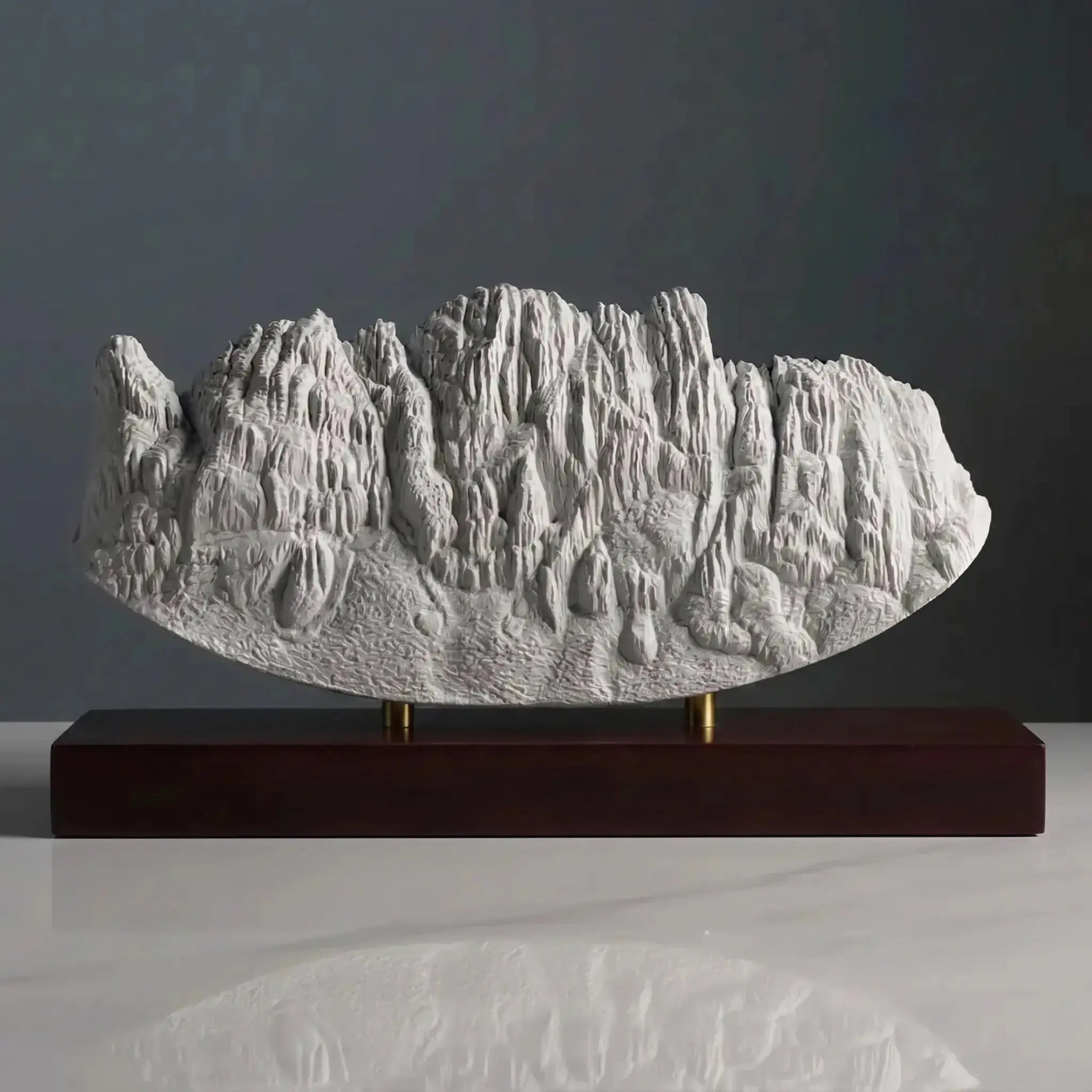 Superstition Mountains Sculpture (Praying Hands Formation, Arizona) Sculpted Peaks