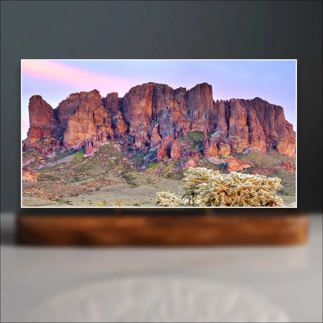Superstition Mountains Sculpture (Praying Hands Formation, Arizona) Sculpted Peaks