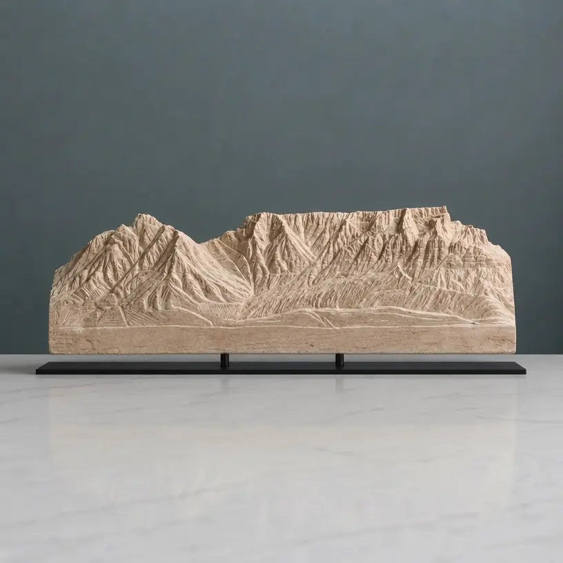 Table Mountain Sculpture (Cape Town, South Africa) Sculpted Peaks