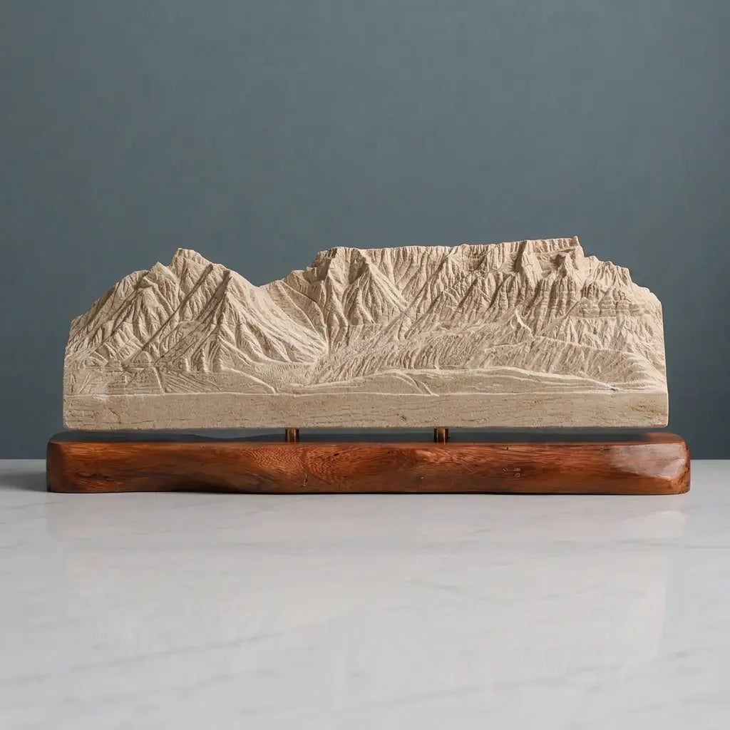 Table Mountain Sculpture (Cape Town, South Africa) Sculpted Peaks