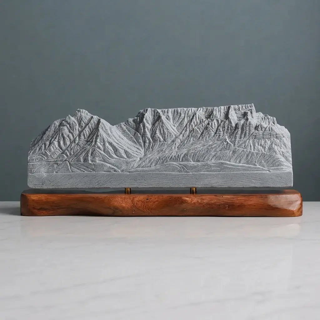 Table Mountain Sculpture (Cape Town, South Africa) Sculpted Peaks