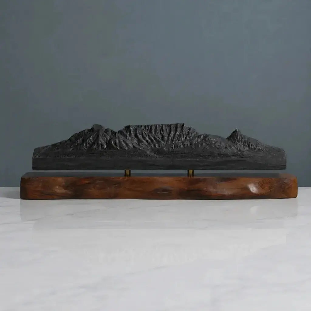 Table Mountain Sculpture (View from Bloubergstrand, South Africa) Sculpted Peaks