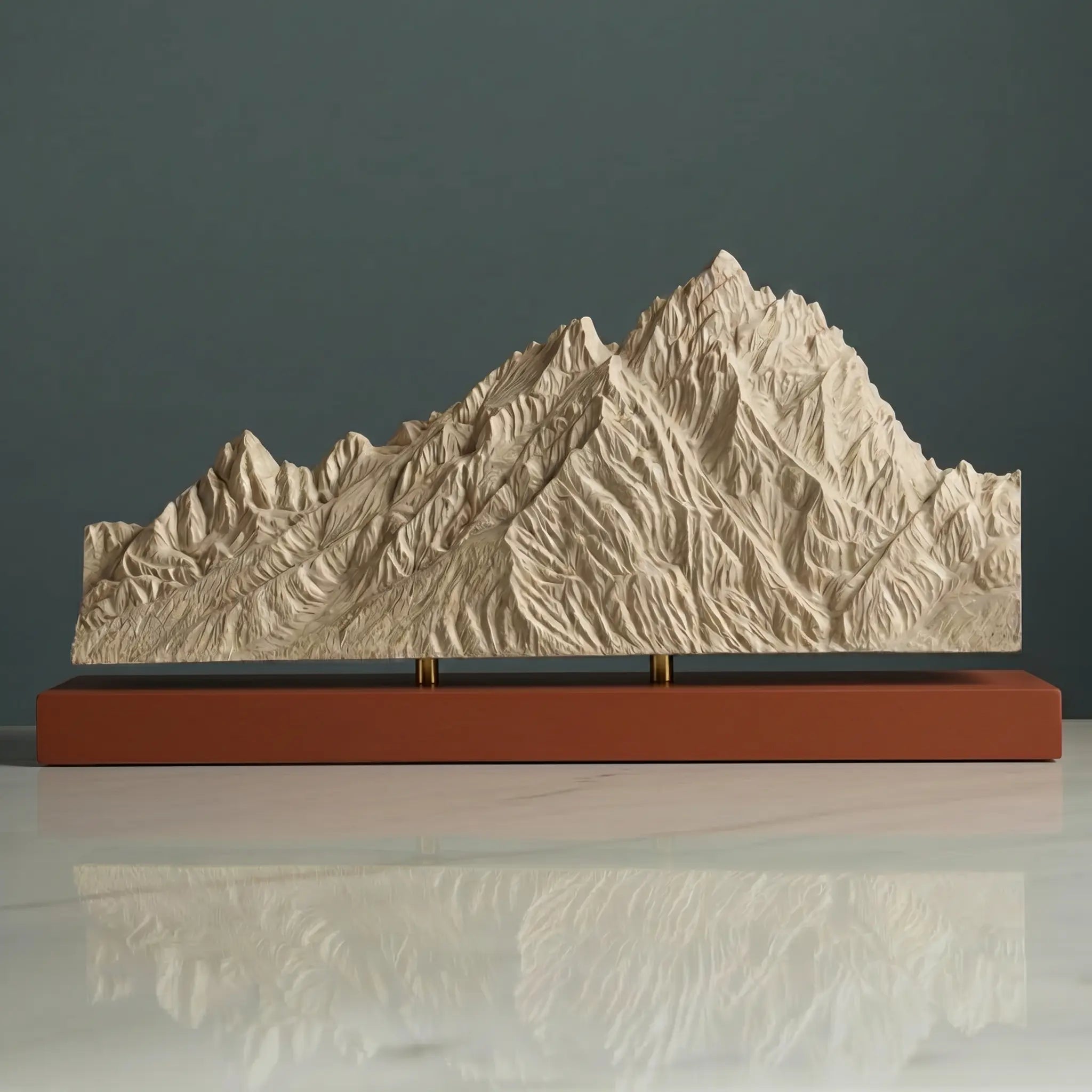 Grand Teton Sculpture (Jackson Lake Lodge, Wyoming) Sculpted Peaks